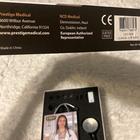 Prestige Medical Clinical Lite Stethoscope Model #121 Color Black Brand New NWT - Picture 10 of 11